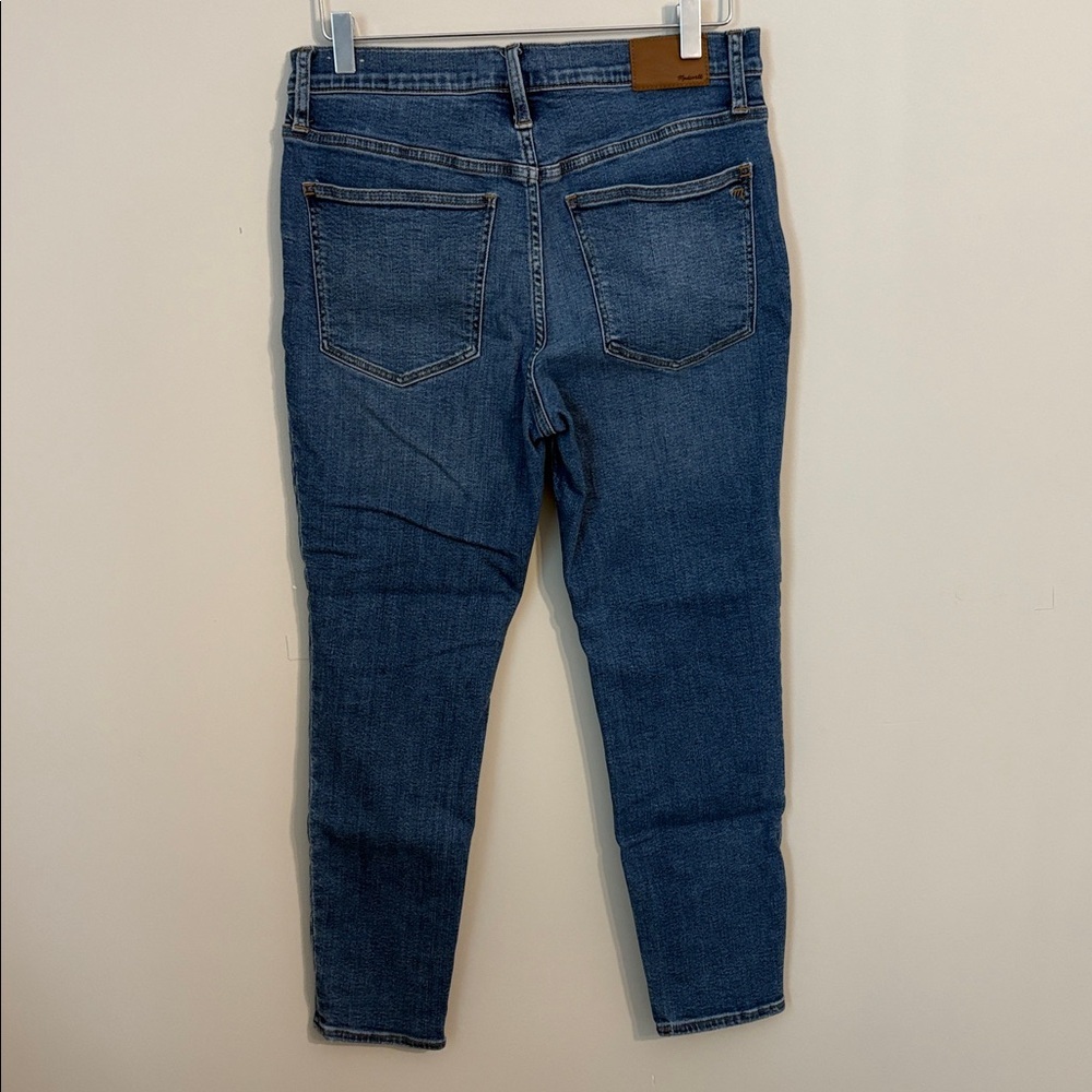 Madewell 9” Mid-Rise Button-Fly Crop Jeans Size 30 - Picture 3 of 4